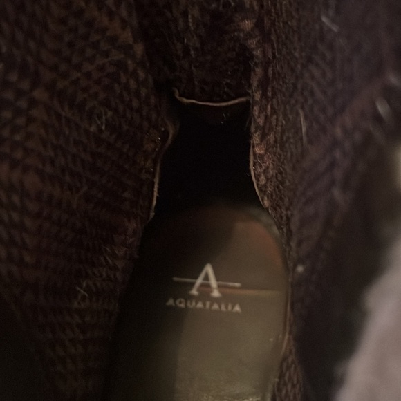 Aquatalia Jamie Boots; Leather & Shearling; Size 8 - Picture 10 of 11